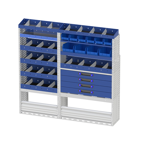 Regalsystem für Transporter