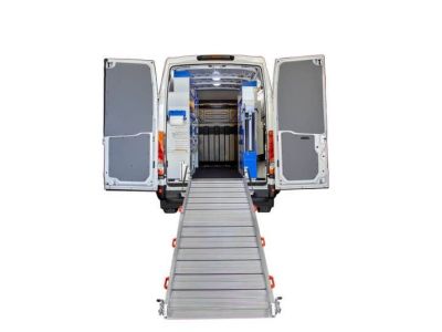 Rampe für entladen, rampe für beladen, rampe für transporter